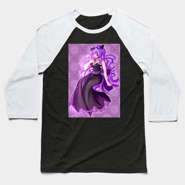 Lady Camilla Baseball T-Shirt by lythweird